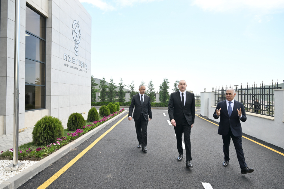 President Ilham Aliyev attends inauguration of “Khojaly" substation and Digital Control Center owned by “Azerishig” OJSC (PHOTO/VIDEO)