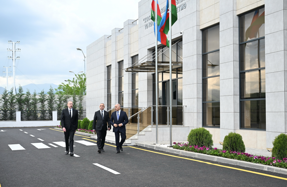 President Ilham Aliyev attends inauguration of “Khojaly" substation and Digital Control Center owned by “Azerishig” OJSC (PHOTO/VIDEO)