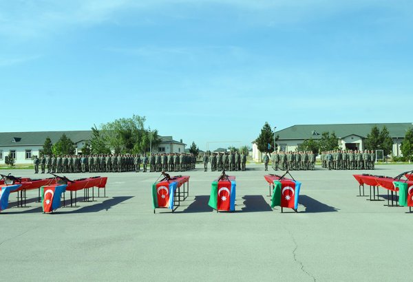 Azerbaijan Army holds military oath-taking ceremonies (VIDEO)