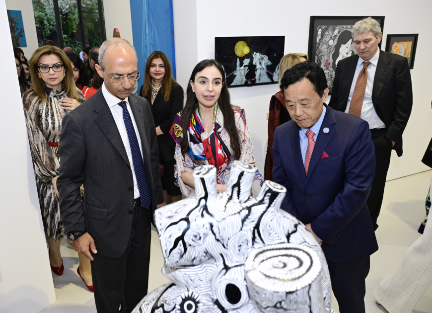 Heydar Aliyev Foundation VP Leyla Aliyeva, Arzu Aliyeva attend presentation of MAMA  “Mother Nature” exhibition in Rome (PHOTO)