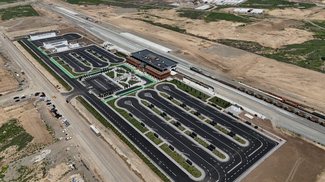 President Ilham Aliyev attends opening of Aghdam Railway and Bus Station Complex (PHOTO)