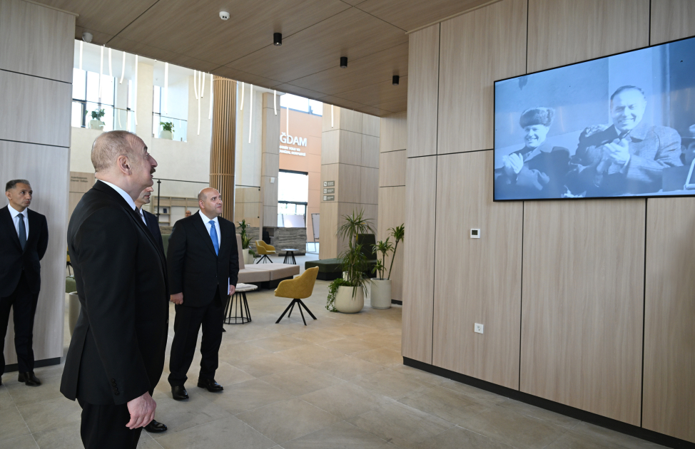 President Ilham Aliyev attends opening of Aghdam Railway and Bus Station Complex (PHOTO)