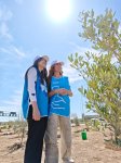 Heydar Aliyev Foundation VP Leyla Aliyeva, Arzu Aliyeva participate in tree-planting campaign held in Baku (PHOTO)