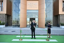 President Ilham Aliyev attends opening of Aghdam Railway and Bus Station Complex (PHOTO)