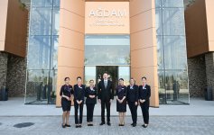 President Ilham Aliyev attends opening of Aghdam Railway and Bus Station Complex (PHOTO)