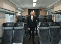 President Ilham Aliyev attends opening of Aghdam Railway and Bus Station Complex (PHOTO)