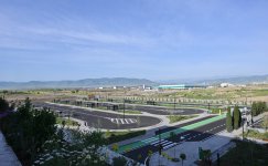 President Ilham Aliyev attends opening of Aghdam Railway and Bus Station Complex (PHOTO)