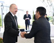 President Ilham Aliyev attends opening ceremony of first phase of Kangarli village in Aghdam (PHOTO)
