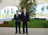 President Ilham Aliyev attends opening ceremony of first phase of Kangarli village in Aghdam (PHOTO)