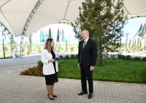 President Ilham Aliyev attends opening ceremony of first phase of Kangarli village in Aghdam (PHOTO)