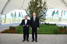 President Ilham Aliyev attends opening ceremony of first phase of Kangarli village in Aghdam (PHOTO)