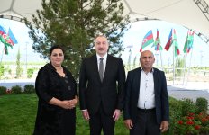 President Ilham Aliyev attends opening ceremony of first phase of Kangarli village in Aghdam (PHOTO)