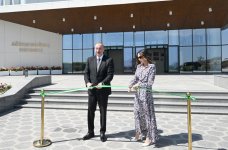 President Ilham Aliyev, First Lady Mehriban Aliyeva attend opening of Aghdam Mugham Center (PHOTO)