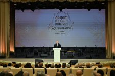President Ilham Aliyev, First Lady Mehriban Aliyeva attend opening of Aghdam Mugham Center (PHOTO)