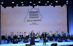 President Ilham Aliyev, First Lady Mehriban Aliyeva attend opening of Aghdam Mugham Center (PHOTO)