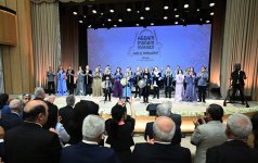 President Ilham Aliyev, First Lady Mehriban Aliyeva attend opening of Aghdam Mugham Center (PHOTO)