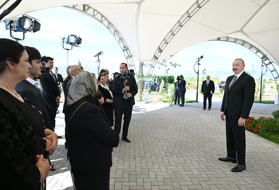 More houses will be built in Kangarli village in the second stage - President Ilham Aliyev
