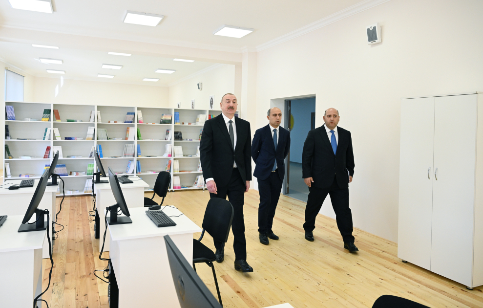 President Ilham Aliyev attends opening ceremony of first phase of Kangarli village in Aghdam (PHOTO)