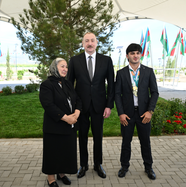 President Ilham Aliyev attends opening ceremony of first phase of Kangarli village in Aghdam (PHOTO)