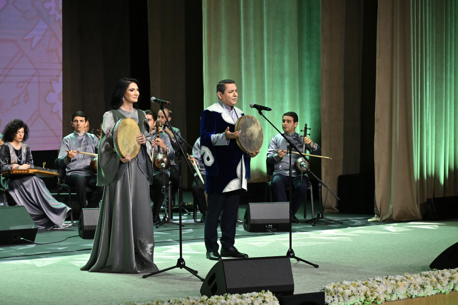 President Ilham Aliyev, First Lady Mehriban Aliyeva attend opening of Aghdam Mugham Center (PHOTO)