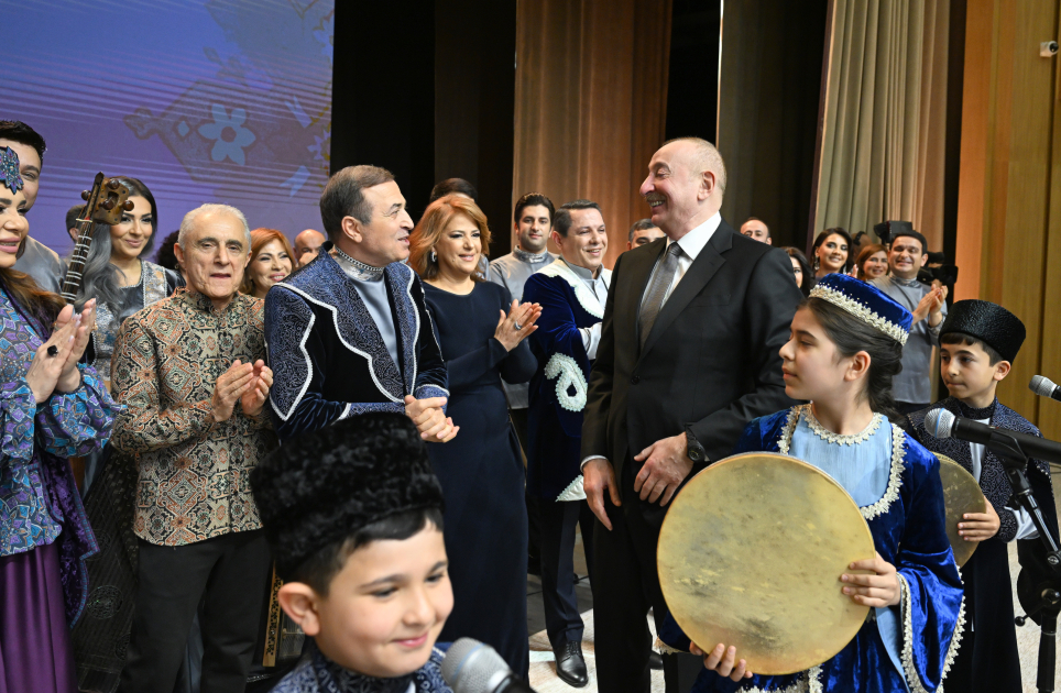 President Ilham Aliyev, First Lady Mehriban Aliyeva attend opening of Aghdam Mugham Center (PHOTO)