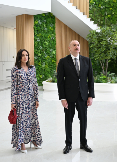 President Ilham Aliyev, First Lady Mehriban Aliyeva attend opening of Aghdam Mugham Center (PHOTO)