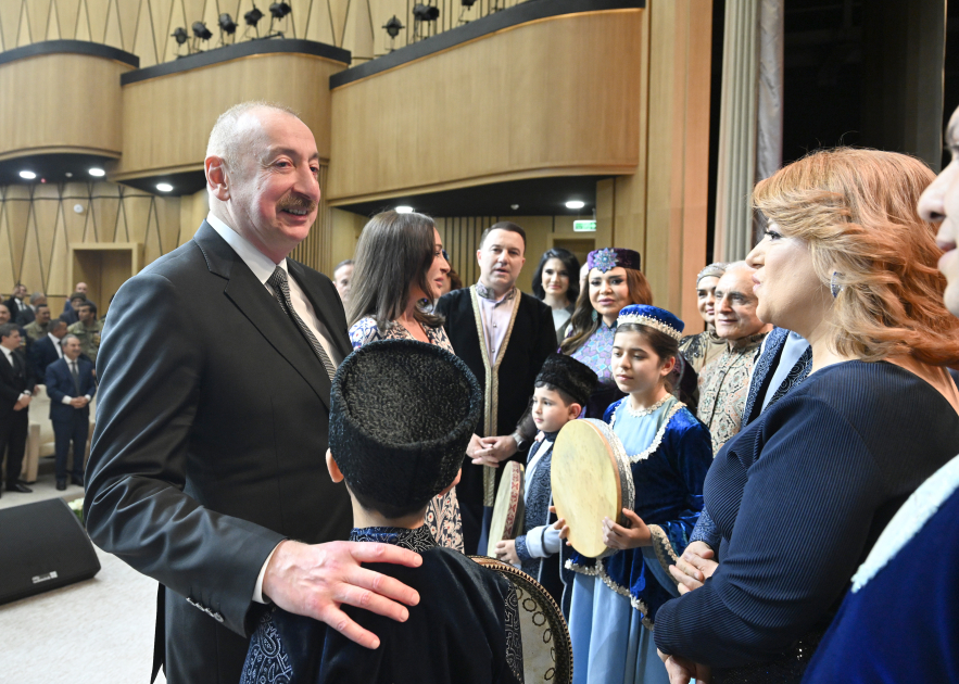 President Ilham Aliyev, First Lady Mehriban Aliyeva attend opening of Aghdam Mugham Center (PHOTO)