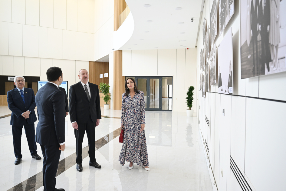 President Ilham Aliyev, First Lady Mehriban Aliyeva attend opening of Aghdam Mugham Center (PHOTO)