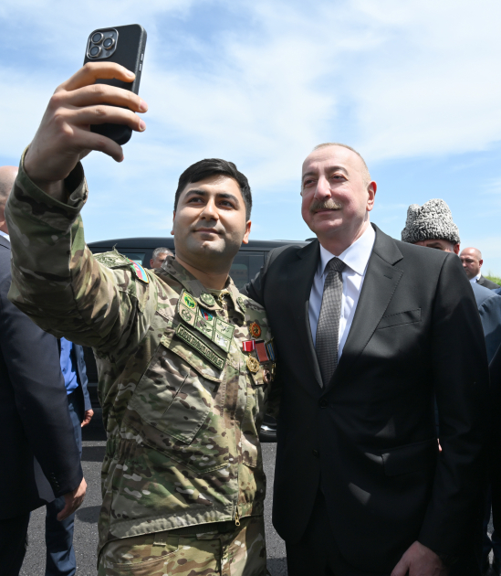 President Ilham Aliyev, First Lady Mehriban Aliyeva attend opening of Aghdam Mugham Center (PHOTO)