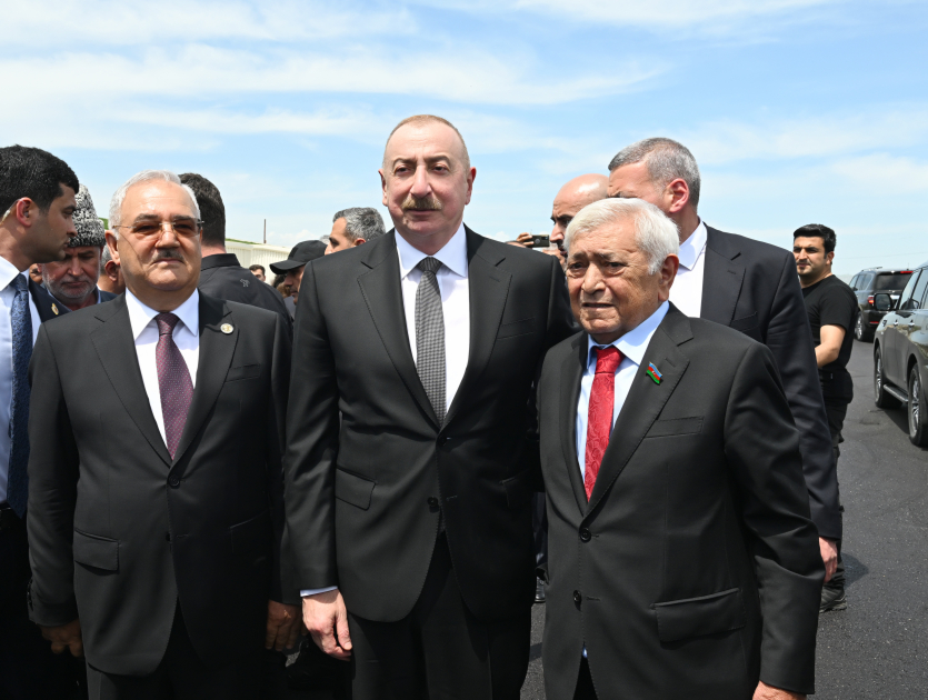 President Ilham Aliyev, First Lady Mehriban Aliyeva attend opening of Aghdam Mugham Center (PHOTO)