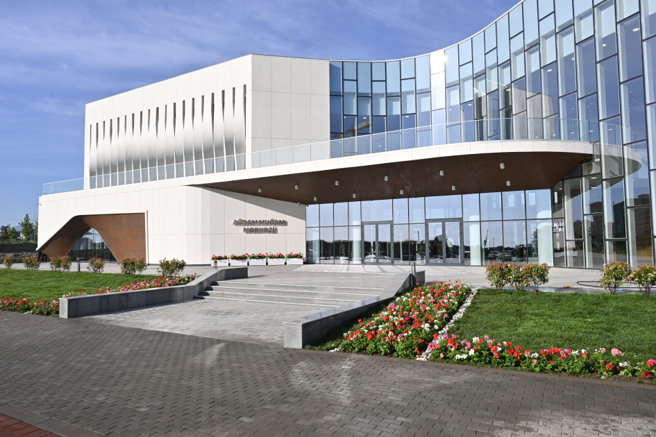 President Ilham Aliyev, First Lady Mehriban Aliyeva attend opening of Aghdam Mugham Center (PHOTO)