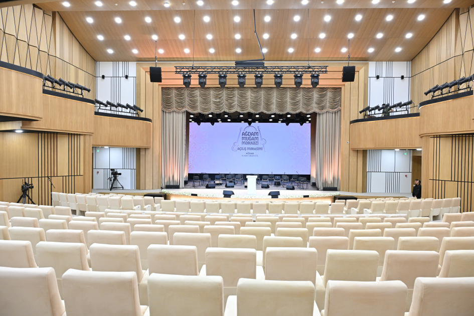 President Ilham Aliyev, First Lady Mehriban Aliyeva attend opening of Aghdam Mugham Center (PHOTO)