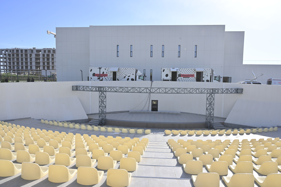 President Ilham Aliyev, First Lady Mehriban Aliyeva attend opening of Aghdam Mugham Center (PHOTO)
