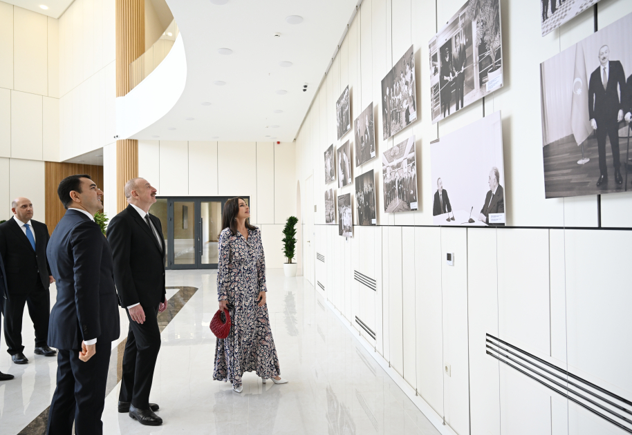 President Ilham Aliyev, First Lady Mehriban Aliyeva attend opening of Aghdam Mugham Center (PHOTO)