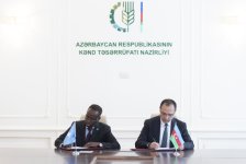 Azerbaijan, Somalia ink MoU to strengthen agricultural cooperation (PHOTO)