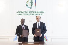 Azerbaijan, Somalia ink MoU to strengthen agricultural cooperation (PHOTO)
