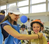 Children and adolescents receive bicycles at Heydar Aliyev Foundation VP Leyla Aliyeva's initiative (PHOTO)