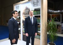 President Ilham Aliyev views InterFood Azerbaijan and Caspian Agro exhibitions (PHOTO/VIDEO)