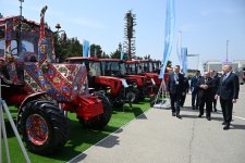 President Ilham Aliyev views InterFood Azerbaijan and Caspian Agro exhibitions (PHOTO/VIDEO)