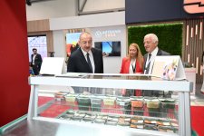 President Ilham Aliyev views InterFood Azerbaijan and Caspian Agro exhibitions (PHOTO/VIDEO)