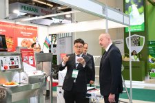 President Ilham Aliyev views InterFood Azerbaijan and Caspian Agro exhibitions (PHOTO/VIDEO)