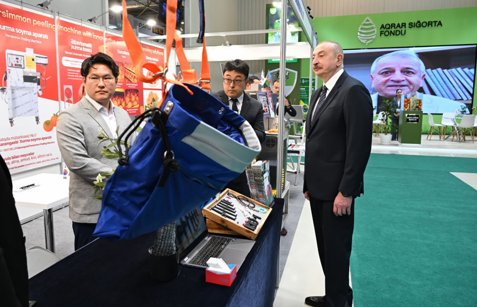 President Ilham Aliyev views InterFood Azerbaijan and Caspian Agro exhibitions (PHOTO/VIDEO)