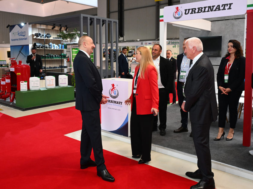 President Ilham Aliyev views InterFood Azerbaijan and Caspian Agro exhibitions (PHOTO/VIDEO)