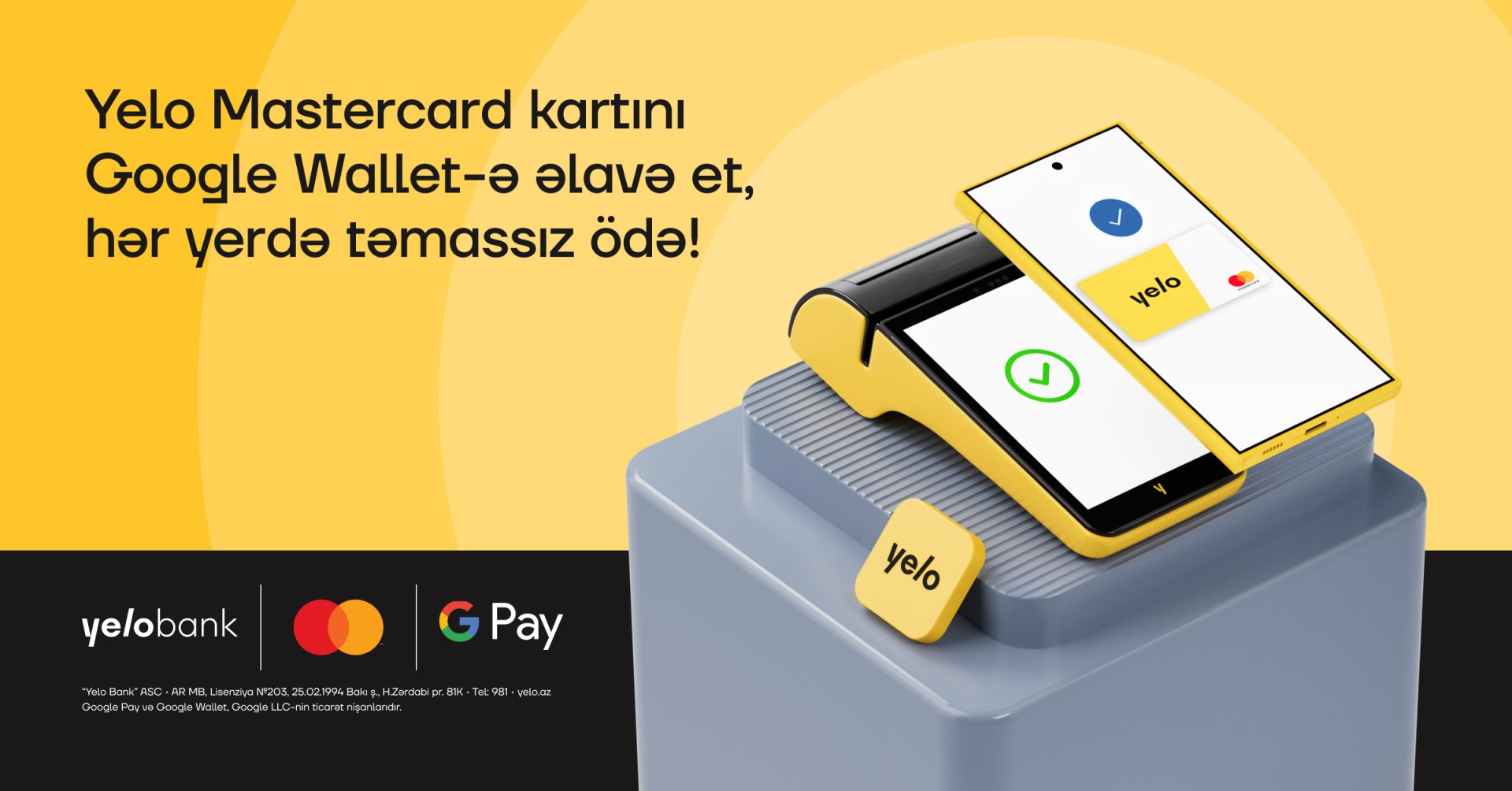 Google Pay is now available for Yelo Mastercard users!