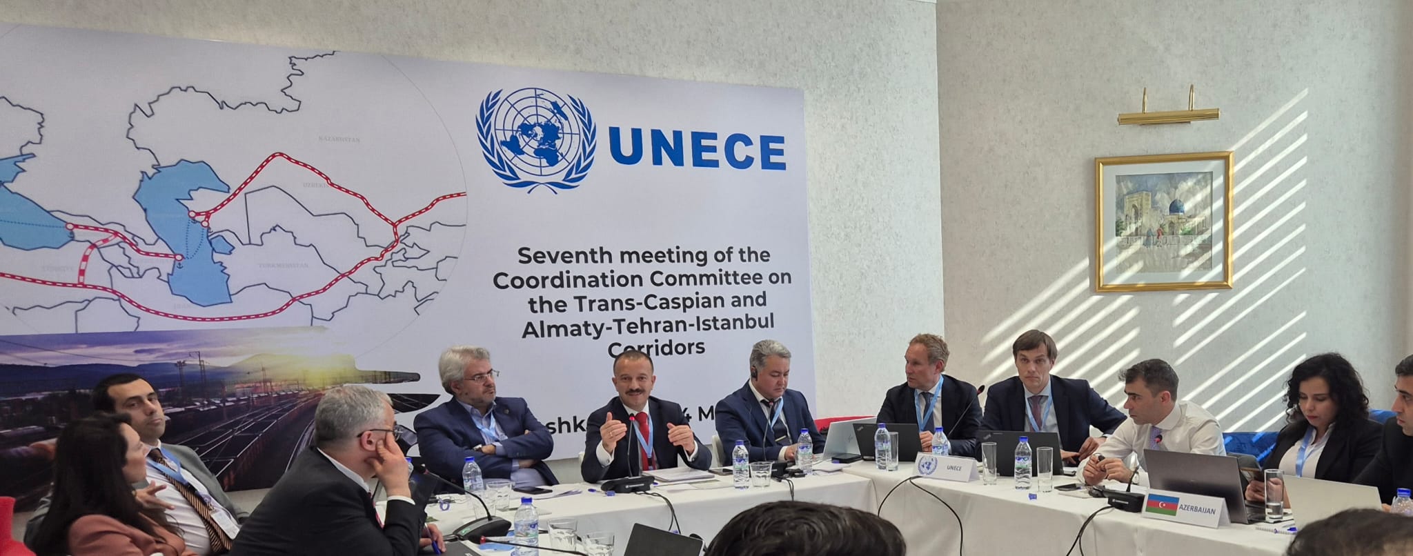 ECO, UNECE discuss Trans-Caspian and Almaty-Tehran-Istanbul Corridors in Uzbekistan