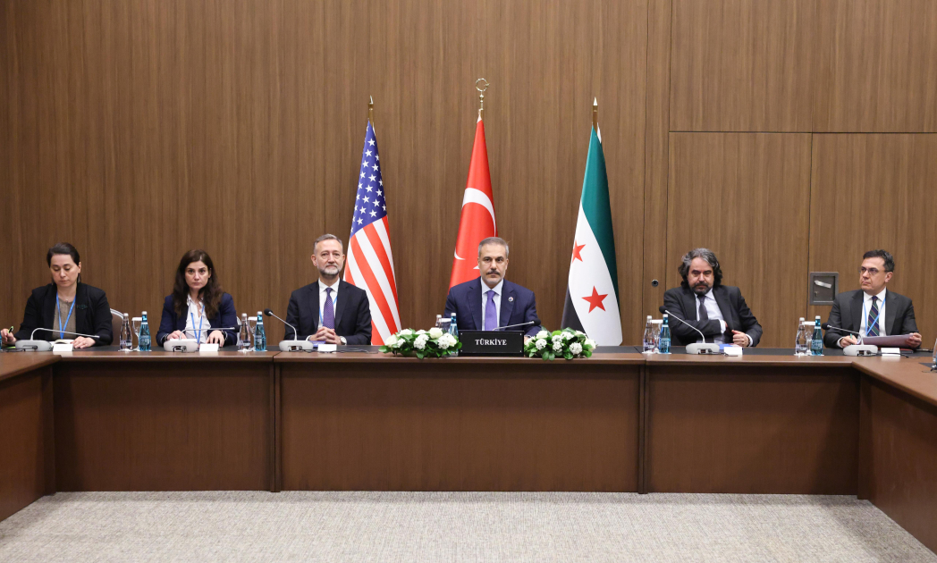 Trilateral Meeting of Turkish, US, and Syrian Foreign Ministers Held in Antalya (PHOTO)