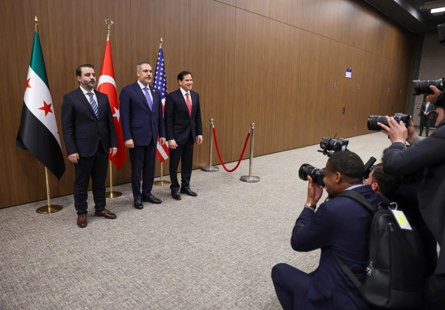 Trilateral Meeting of Turkish, US, and Syrian Foreign Ministers Held in Antalya (PHOTO)