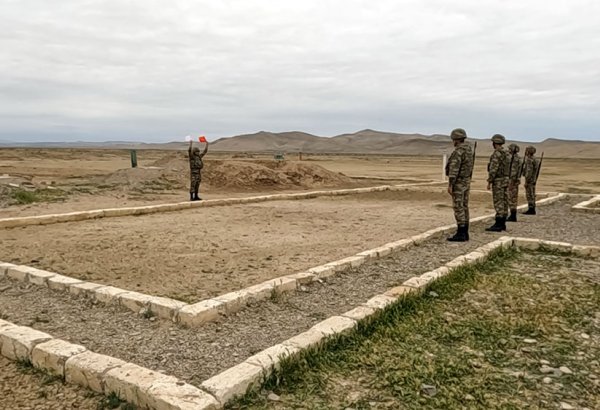 Azerbaijani military reservists holding practical classes (VIDEO)