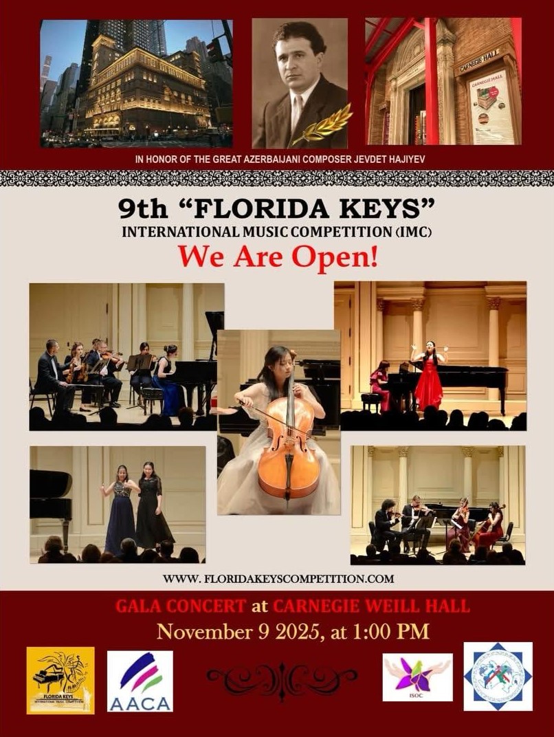 IX Florida Keys Int'l Competition honors Azerbaijani composer Uzeyir Hajibeyli