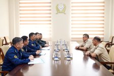 Baku hosts high-level talks between Azerbaijani and Kazakh militaries (PHOTO)